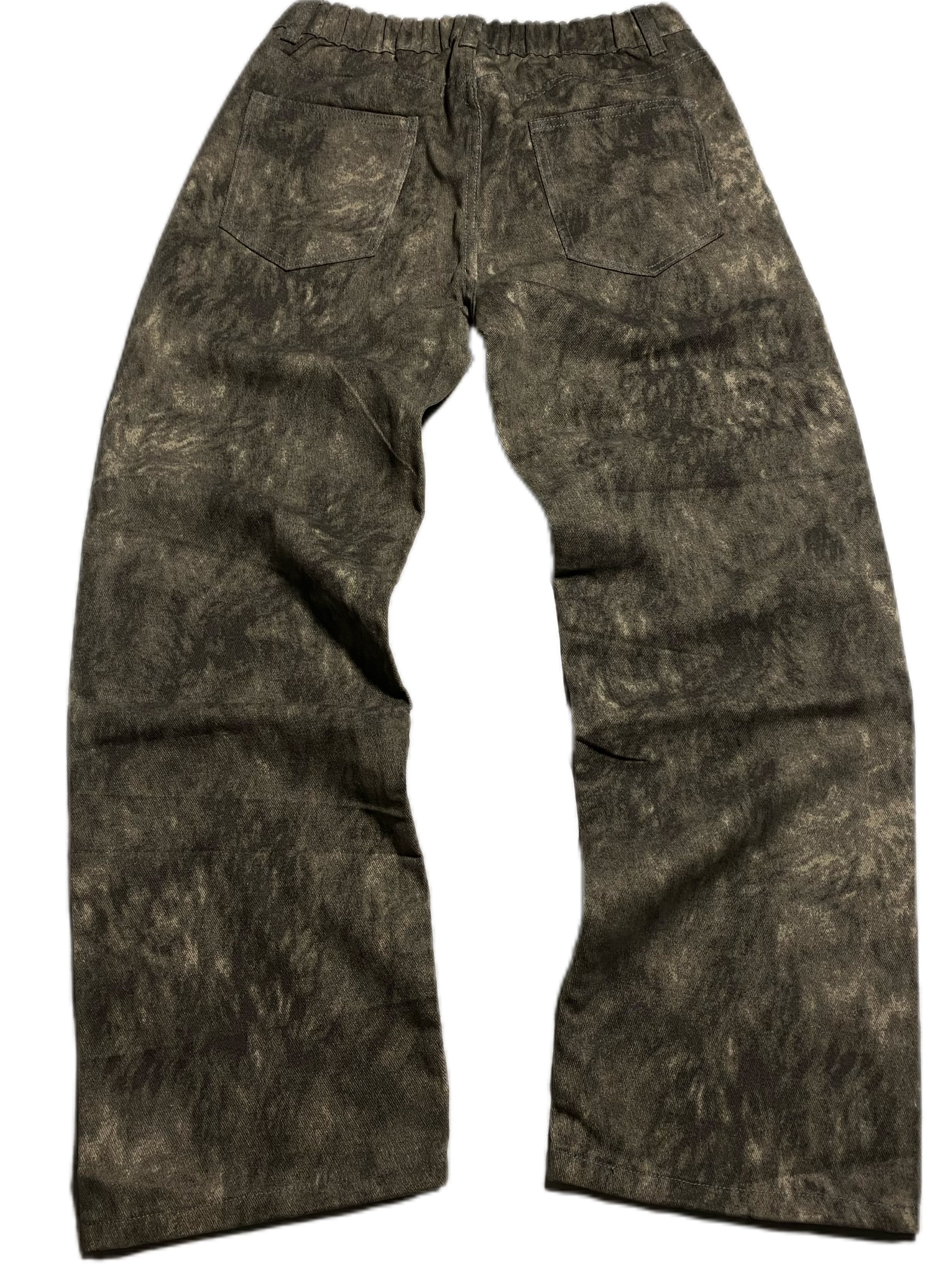 'SAND CAMO' DENIM WASHED